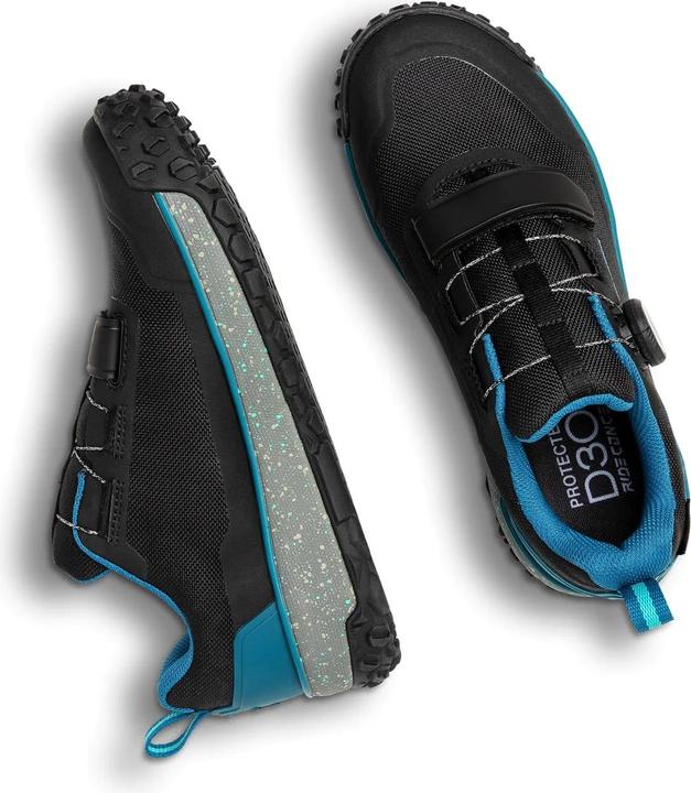 Actual product image Ride Concepts Flume Flat Boa Women's Shoes black/tahoe blue (39)