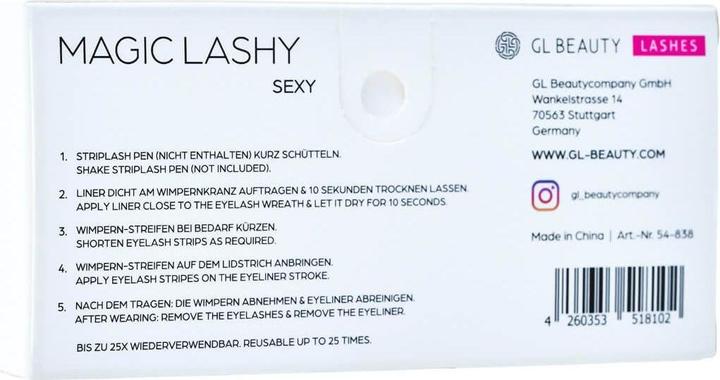 Nährwerte und Zutaten GL Beauty Magic Lashy Sexy (Künstliche Wimpern)
