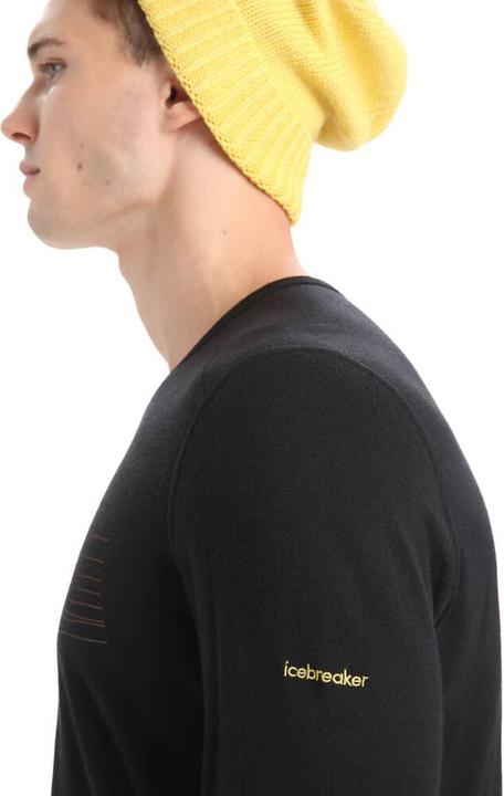 Actual product image Icebreaker 200 Oasis L/S Crewe Ski Stripes (L)