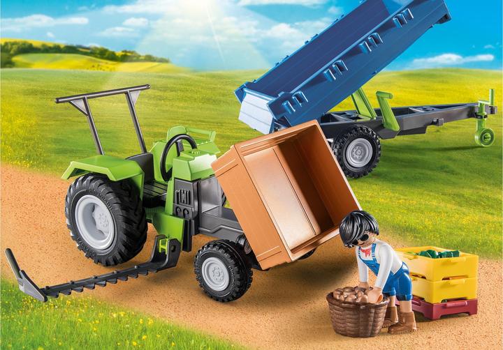 Image du produit Playmobil 71249 Tracteur avec remorque (71249, Playmobil Country)