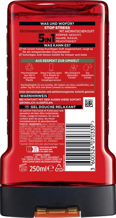 Image du produit L'Oréal Paris Men Expert Douche 250ml Ultimate Vitality (250 ml)