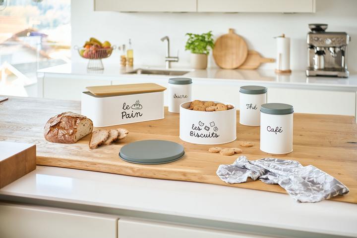 Immagine prodotto Zeller Present Cestino per il pane "Le Pain", metallo/bambù, bianco