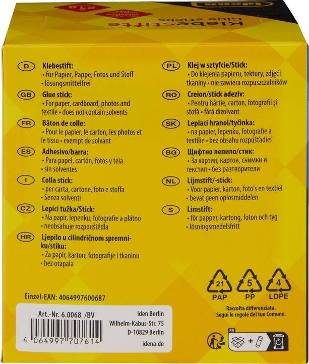 Actual product image Idena Glue stick 21g