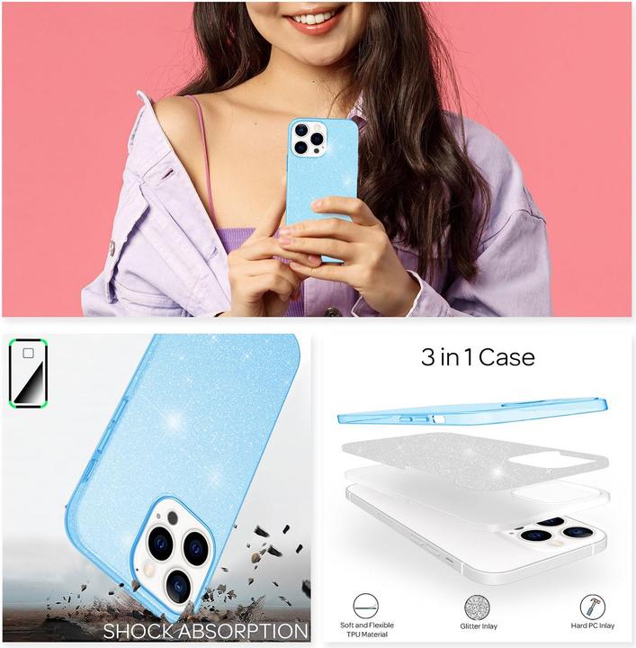 Image du produit Nalia Coque Brillante (Apple iPhone 13 Pro)