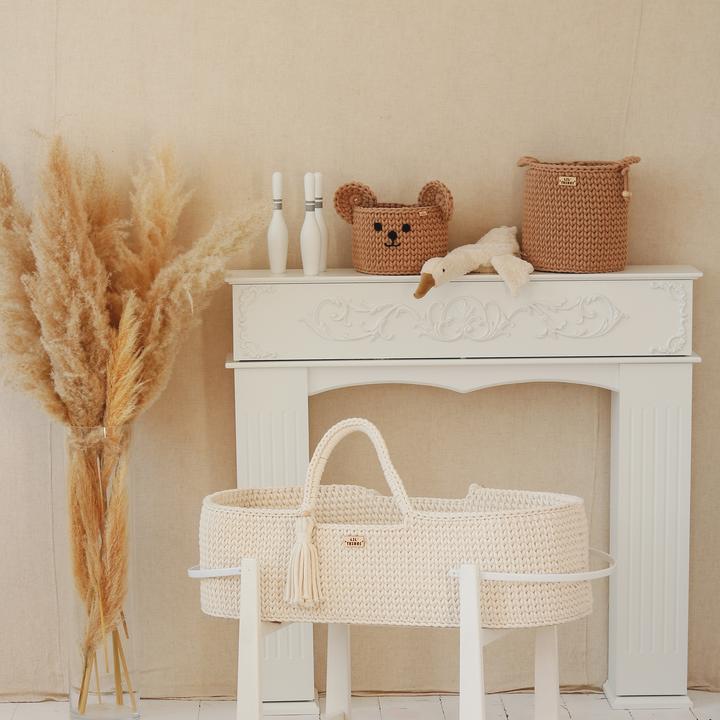Actual product image Lil Things Bear storage basket