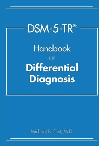 Actual product image Dsm-5-tr Handbook of Differential Diagnosis (English, Michael B. First)