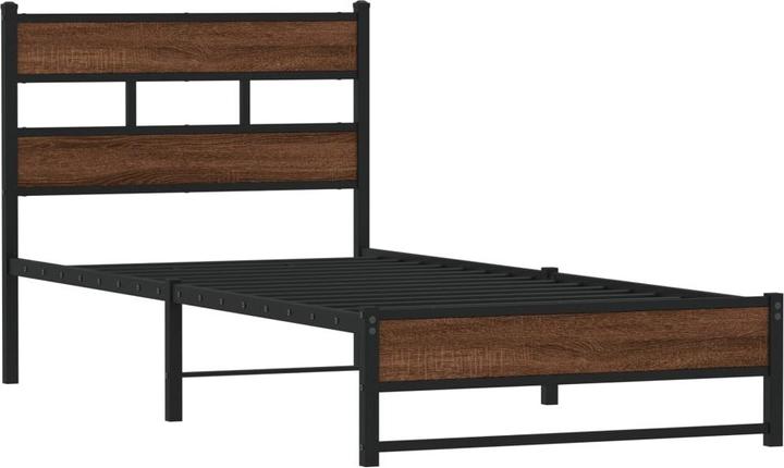 Immagine prodotto VidaXL Letto in metallo Rete a doghe letto singolo Struttura letto senza materasso 107x203cm (107 x 203 cm)