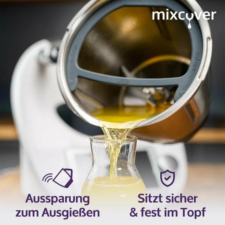 Produktbild Mixcover Deckelhalter und Abstreifhilfe kompatibel mit Thermomix TM6 TM5 TM31