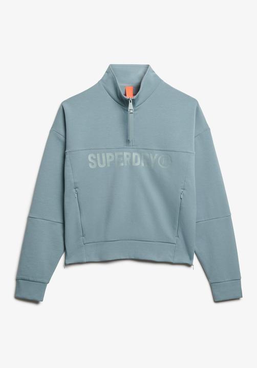 Produktbild Superdry Lässiger Active Tech Pullover mit halblangem Reissverschluss und Logo (L)