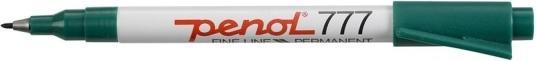 Penol Permanent marker 777, 1 mm, wide tip, green (Green, 1 mm, 20 x)