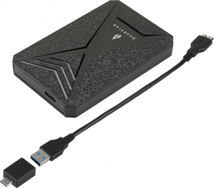 Actual product image Verbatim GX3 Gaming HDD 1TB 53681 USB 3.2 Gen 1 black (1 TB)