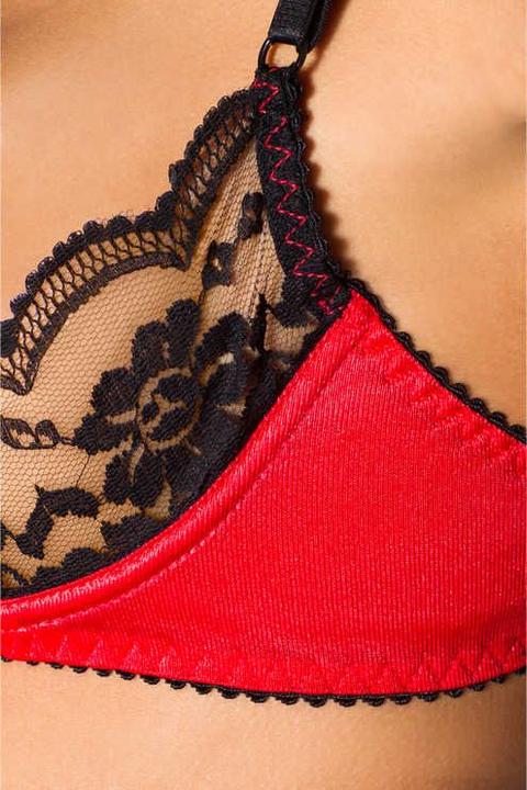 Productafbeelding Christine Le Duc 3-delige BHS-set Gush Rood (XL)