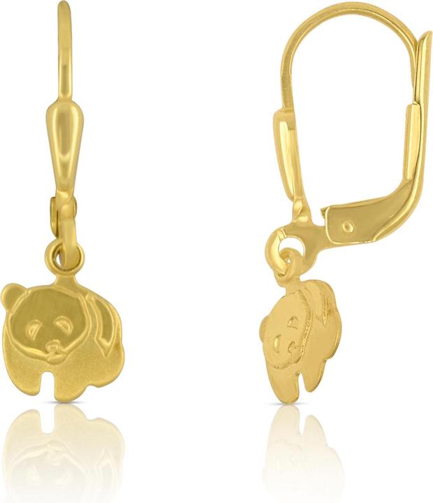Actual product image Muau Panda bear (750/18K yellow gold)