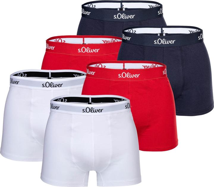 Immagine prodotto S.Oliver Boxer casual elasticizzati (M, confezione da 6)