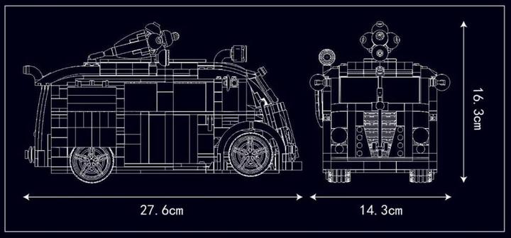 Image du produit Mould King Camion de glaces