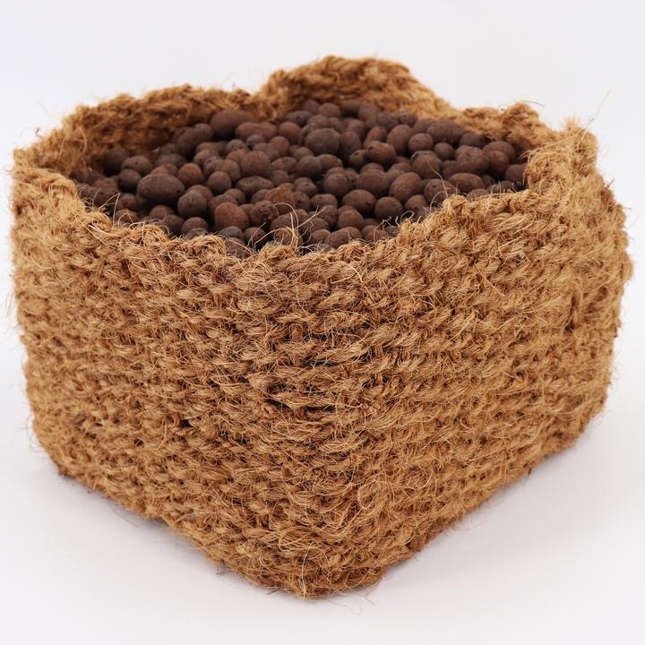 Image du produit Aquagart 5 Kokos Panzkorb 25 x 25 x 20cm Teichkorb für Ufermatte & Böschungsmatte (25 cm)