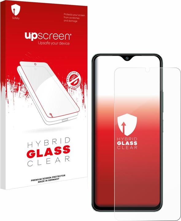 Actual product image upscreen Scratch Shield armoured glass film (1 Piece, Xiaomi Redmi A3)