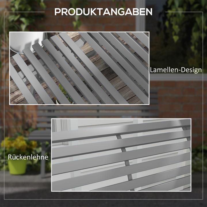 Image du produit Outsunny Banc de jardin avec dossier