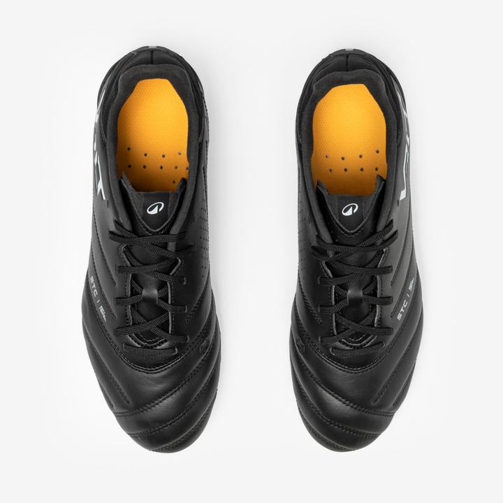 Produktbild Kipsta Damen/Herren Fussball Nockenschuhe Leder FG - Viralto II Matador schwarz (40)