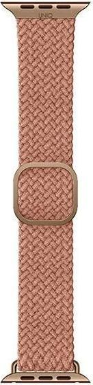 Produktbild Uniq pasek Aspen Apple Watch 44424549 mm Series 45678SESE2Ultra Braided rozowygr (45 mm, 44 mm, 42 mm, 49 mm, Textil)