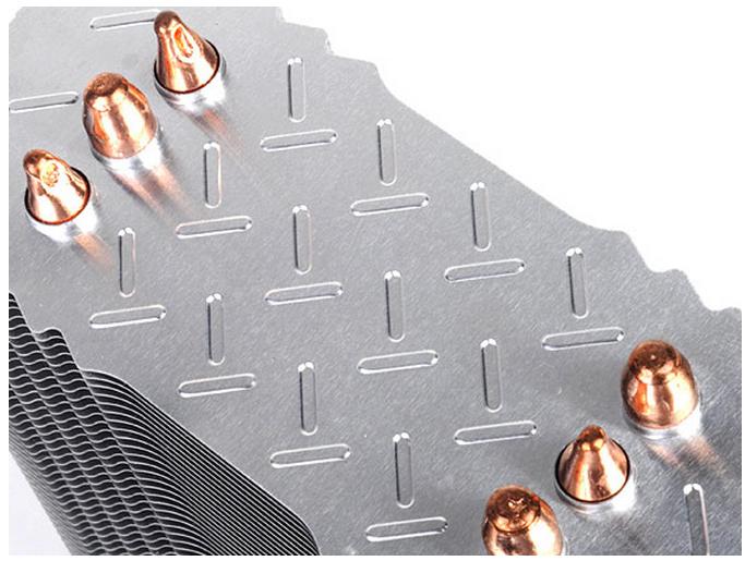 Produktbild Silverstone SST-AR01 - Argon CPU-Kühler mit 3 Wärmerohren, Direct Contact Heatpipe-Technologie und e