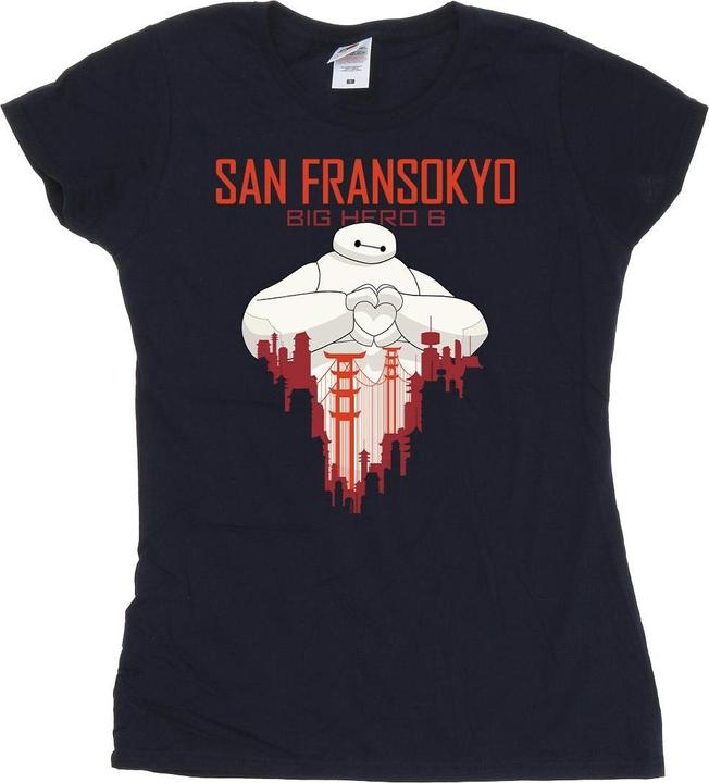 Produktbild Disney Big Hero 6 Baymax San Fransokyo Heart TShirt (L)