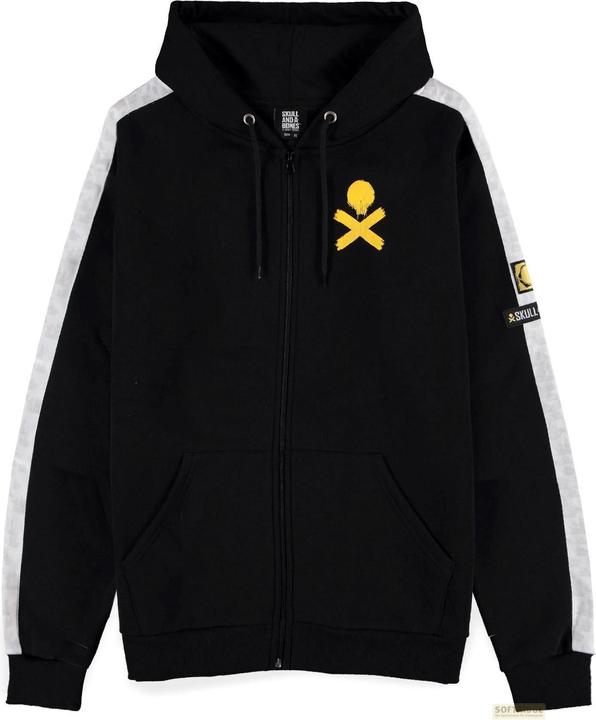 Difuzed Maglione con teschio e ossa e croce piratesca (L) (L)