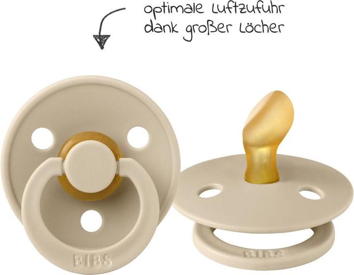 Produktbild Bibs Colour Latex Schnuller (anatomisch, 0-6 Monate), Cloud & Vanilla (2 x, bis 6 Monate)