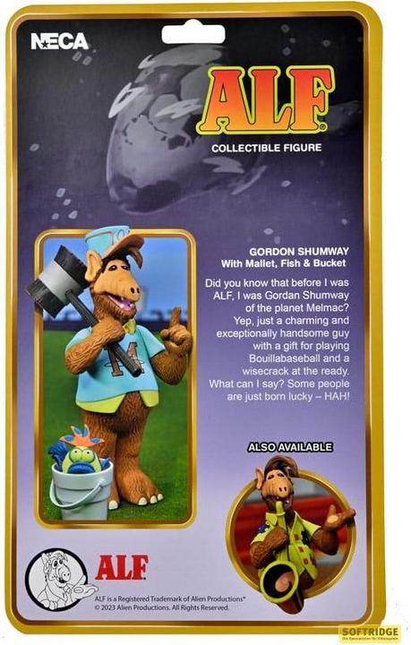Actual product image Neca Alf figurine Toony Classic Baseball Alf 15 cm