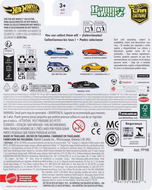 Actual product image Hot Wheels Das legendäre Auto MG Metro 6R4