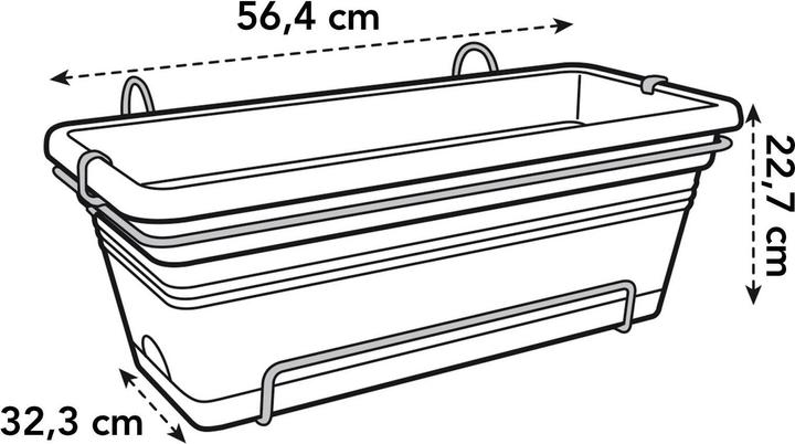 Produktbild Elho Balkkonkistchen All-In-One (34 cm)