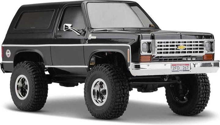 FMS Chevrolet K5 Blazer 1:24 zwart - RTR 2,4GHz (RTR Gereed voor gebruik)