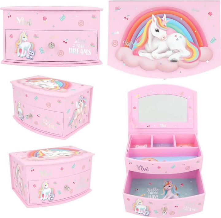 Immagine prodotto Magni Depesche Ylvi portagioie piccolo rosa 10,8x15,5x8,5cm