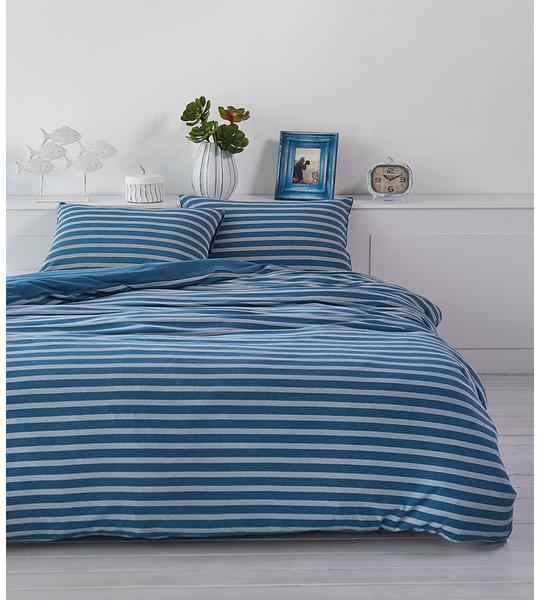 Produktbild Living Home Melange Jersey Double Face (Bettwäsche Set, 135 x 200 cm, 80 x 80 cm)