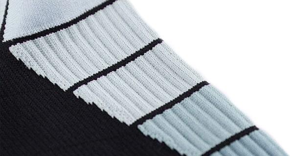 Immagine prodotto JTI Calze a compressione alte fino al ginocchio per corsa e fitness - Grigio L/XL (L/XL)