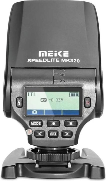 Actual product image Meike TTL Flash MK 320 Olympus / Panasonic (Plug-on flash, Panasonic, Olympus)