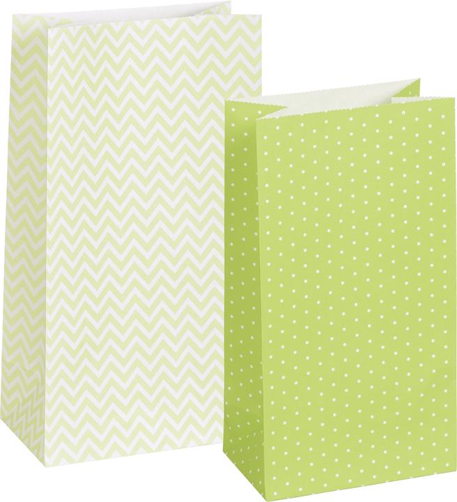 Image du produit Heyda Sac en papier 12 pièces Vert (Pochette cadeau, 12 x)