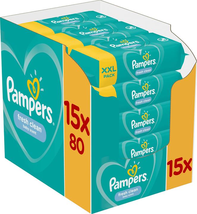 Pampers Fresh Clean (1200 Piece)