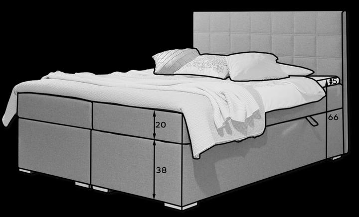 Produktbild ELTAP Alice mit Stauraum (160 x 200 cm)