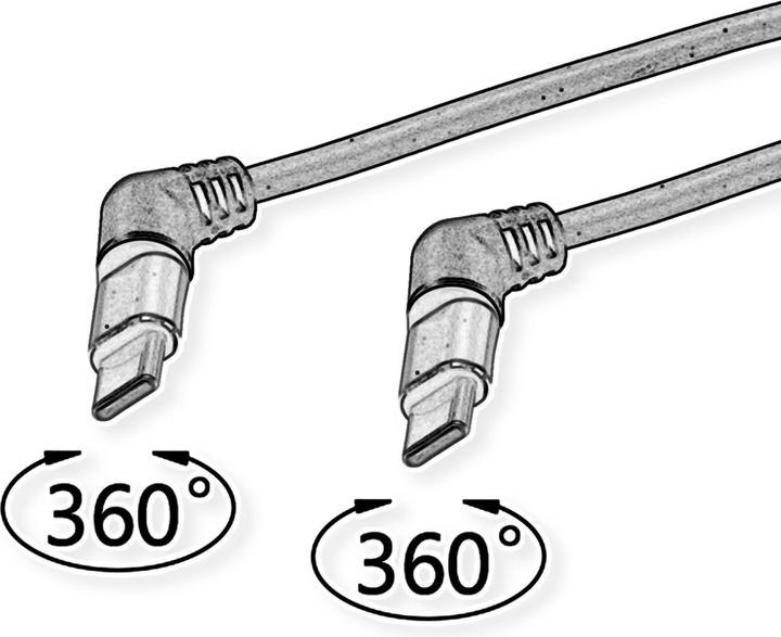 Produktbild Roline USB 2.0 Kabel, Typ-C - Typ-C, ST/ST (1 m, USB 2.0)
