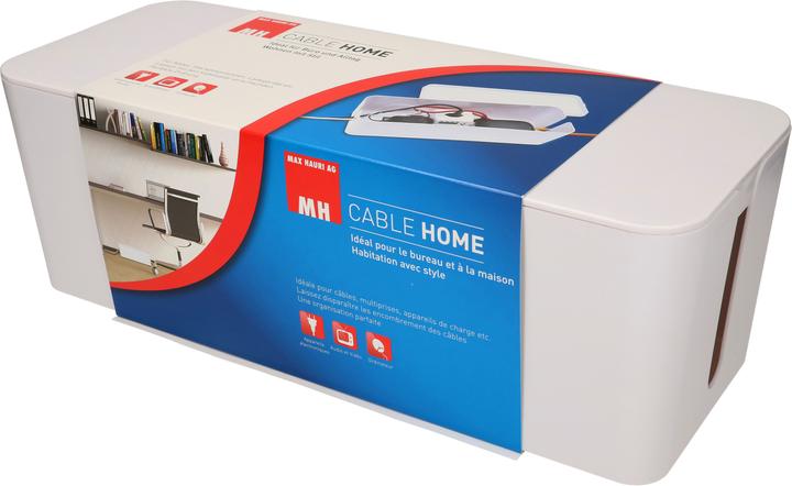 Actual product image Max Hauri Cable Home cable management set: large box + power station + spiral hose