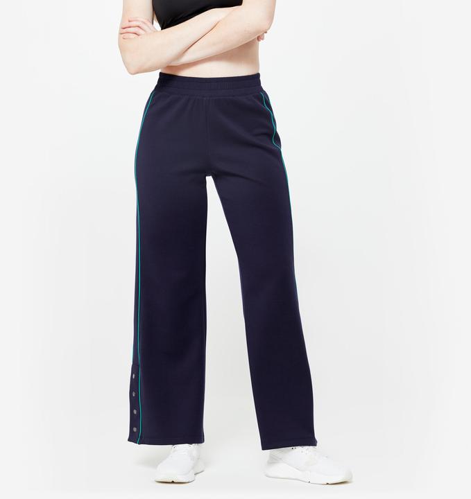 Immagine prodotto Domyos Pantaloni da jogging a gamba larga - Heritage blu scuro/verde (W35)