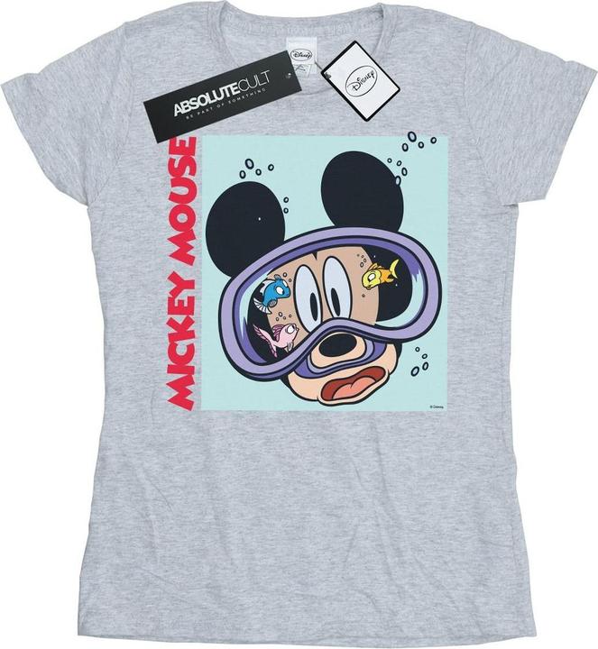 Immagine prodotto Disney Mickey Mouse Under Water Maglietta Donna (L)