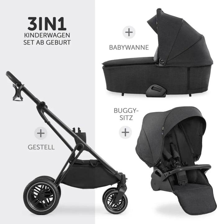 Produktbild Hauck Kinderwagen 3 in 1 4in1 Kinderwagen-Set Vision X Trio Set - inkl. i-Size