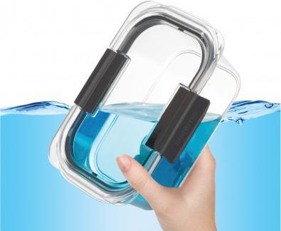Produktbild Sistema Brilliance, Box, Rectangular, 0.92 L, Black, Transparent, New Zealand, 200 mm (0.92 l)
