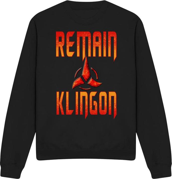 Immagine prodotto Universal Textiles Remain Klingon Felpa Adulto Unisex (XXL)