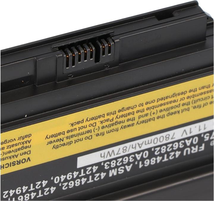 Actual product image AccuCell Akku LENOVO ThinkPad X220 Akku, ThinkPad X220i, X220s (9 Cells, 7800 mAh)