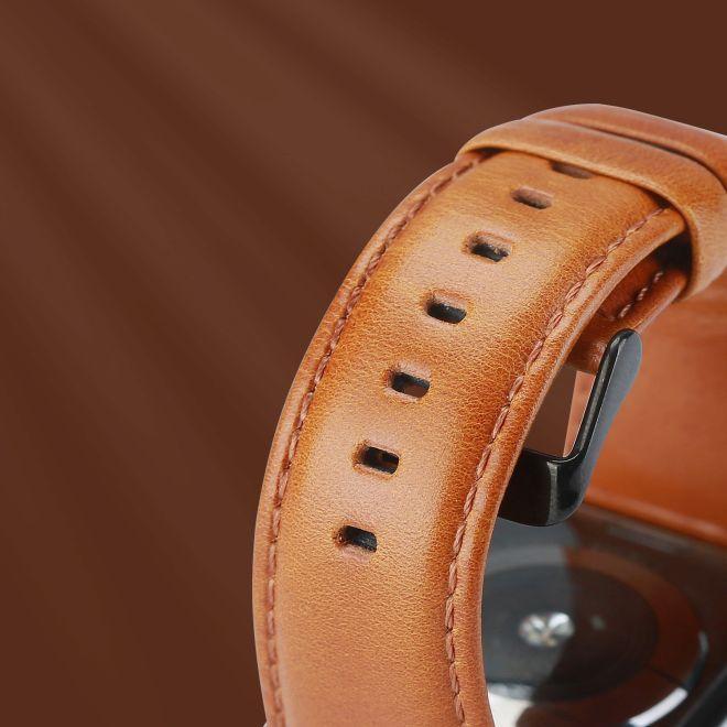 Image du produit Dux Ducis Business Series Bracelet de remplacement en cuir véritable (40 mm, 38 mm, 41 mm, Cuir véritable, Apple Watch Series 2, Apple Watch Series 3, Apple Watch Series 1, Apple Watch Series 4, Apple Watch Series 5, Apple Watch Series 6, Apple Watch Series 7, Apple Watch Series 8, Apple Watch Series 9, Apple Watch SE)