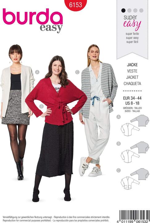 Produktbild Schnittmuster Cardigan