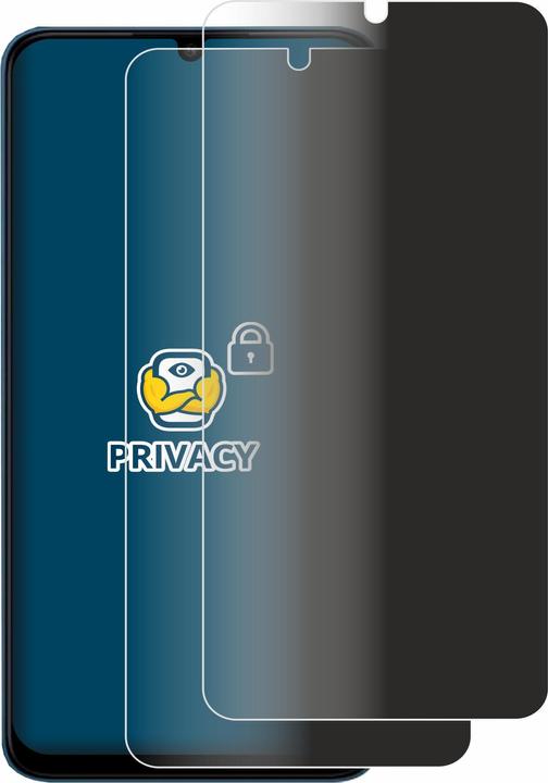 Productafbeelding BROTECT Anti-spionnetje privacyfolie Beschermfolie tegen blauw licht (2 Stuk, Xiaomi Redmi 13C)